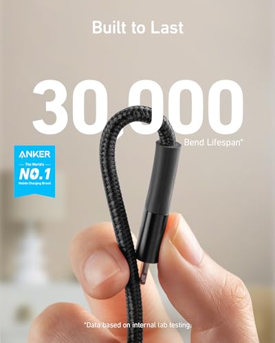 anker-551-lightning-ladekabel-3m-schwarz-nylon-mfi image 8