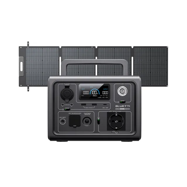 bluetti-eb3a-powerstation-sp120l-solarpanel-120w-set image 1
