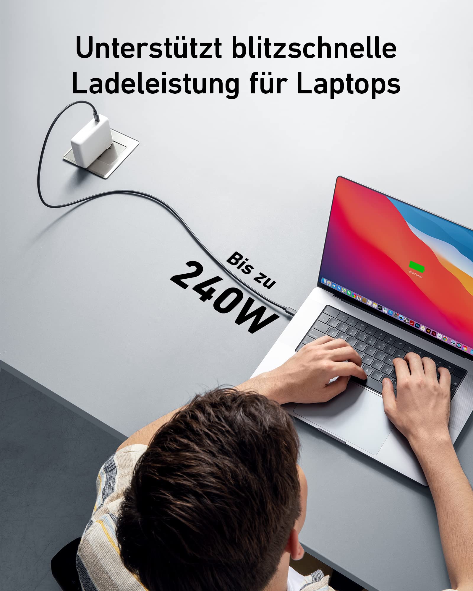 anker-515-usb4-usb-c-ladekabel-100cm-240w-40gbps-8k image 5