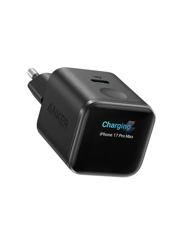 anker-nano-45w-usb-c-ladeger-t-display-schwarz-smart image 1
