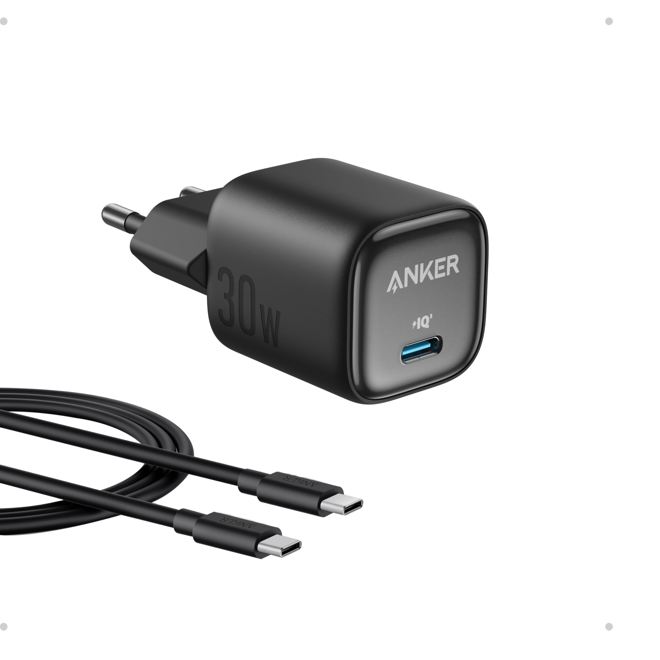 anker-30w-usb-c-ladeger-t-gan-schnellladeger-t-schwarz image 1