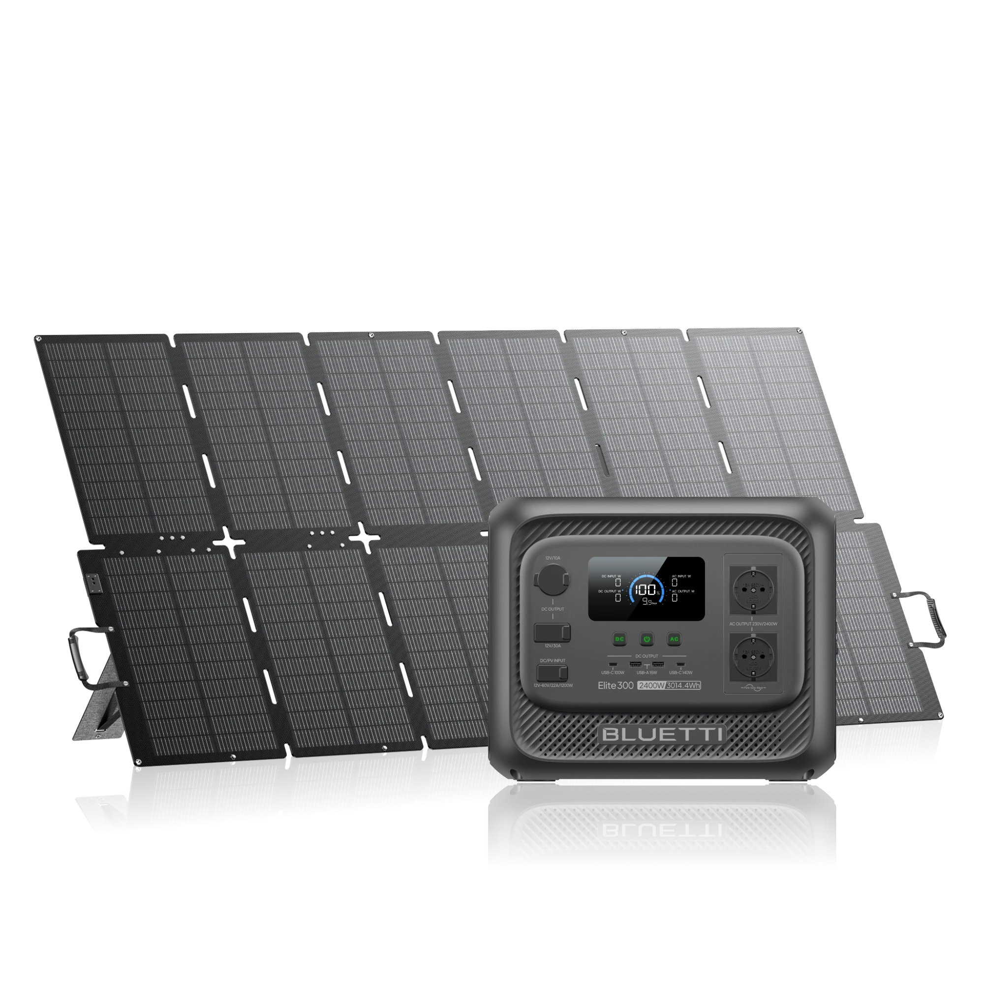 bluetti-elite-300-powerstation-3014wh-2400w-500w-solar-kit image 2