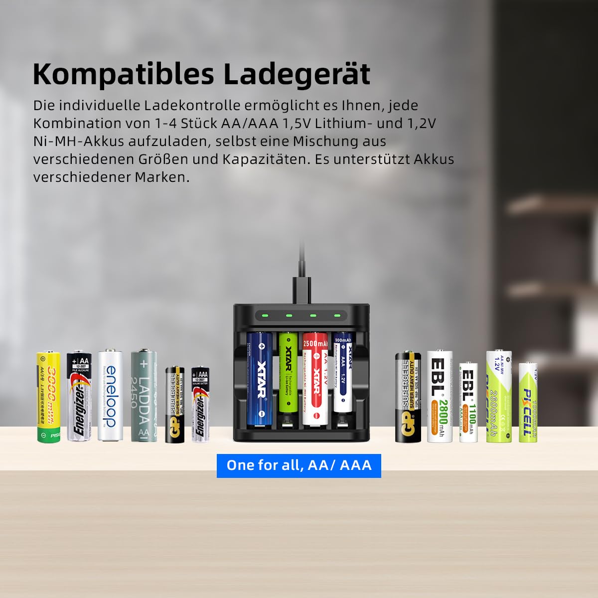 xtar-l4-ladeger-t-4-steckpl-tze-f-r-aa-aaa-akkus image 2