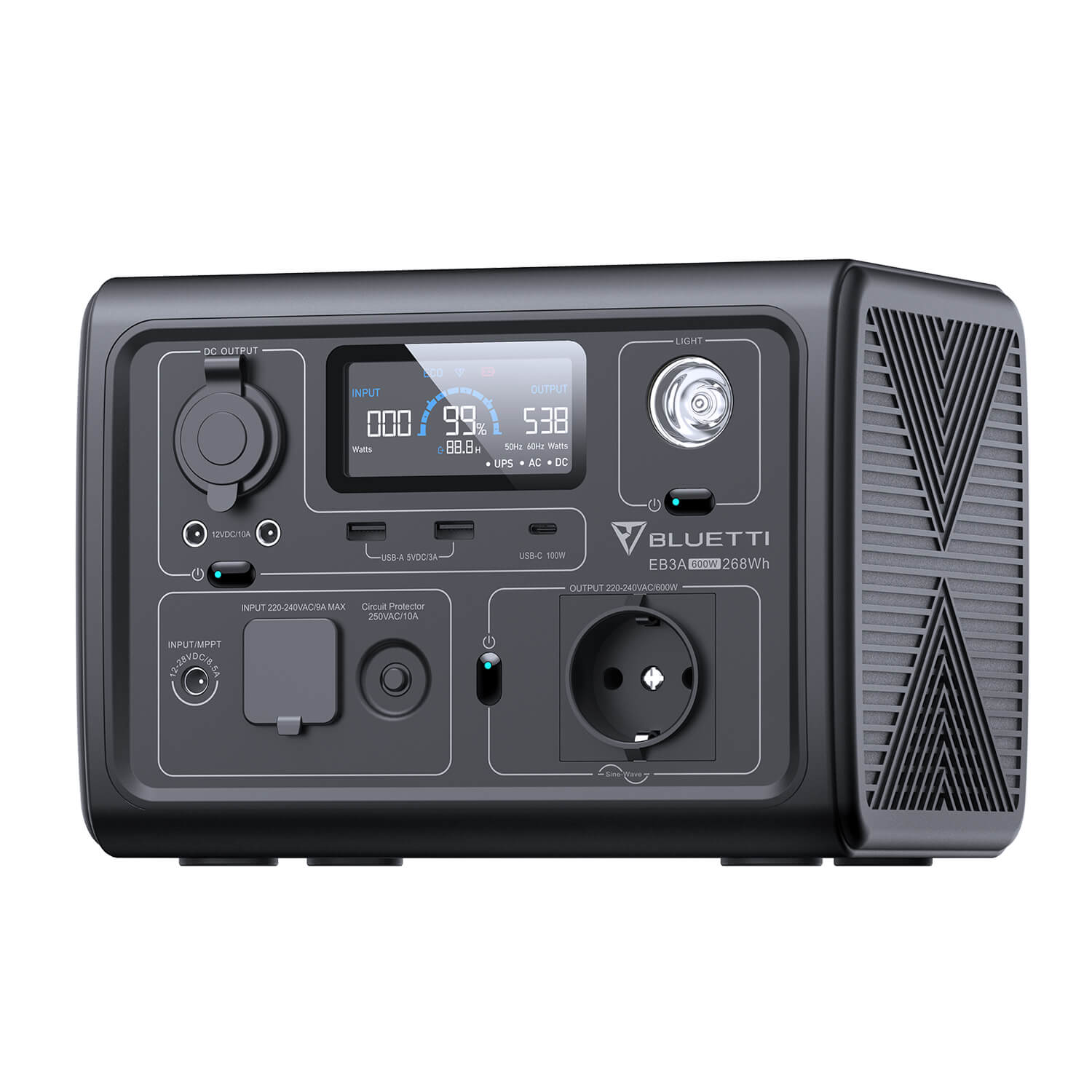 bluetti-eb3a-powerstation-600w-268wh-tragbar-lifepo4 image 4