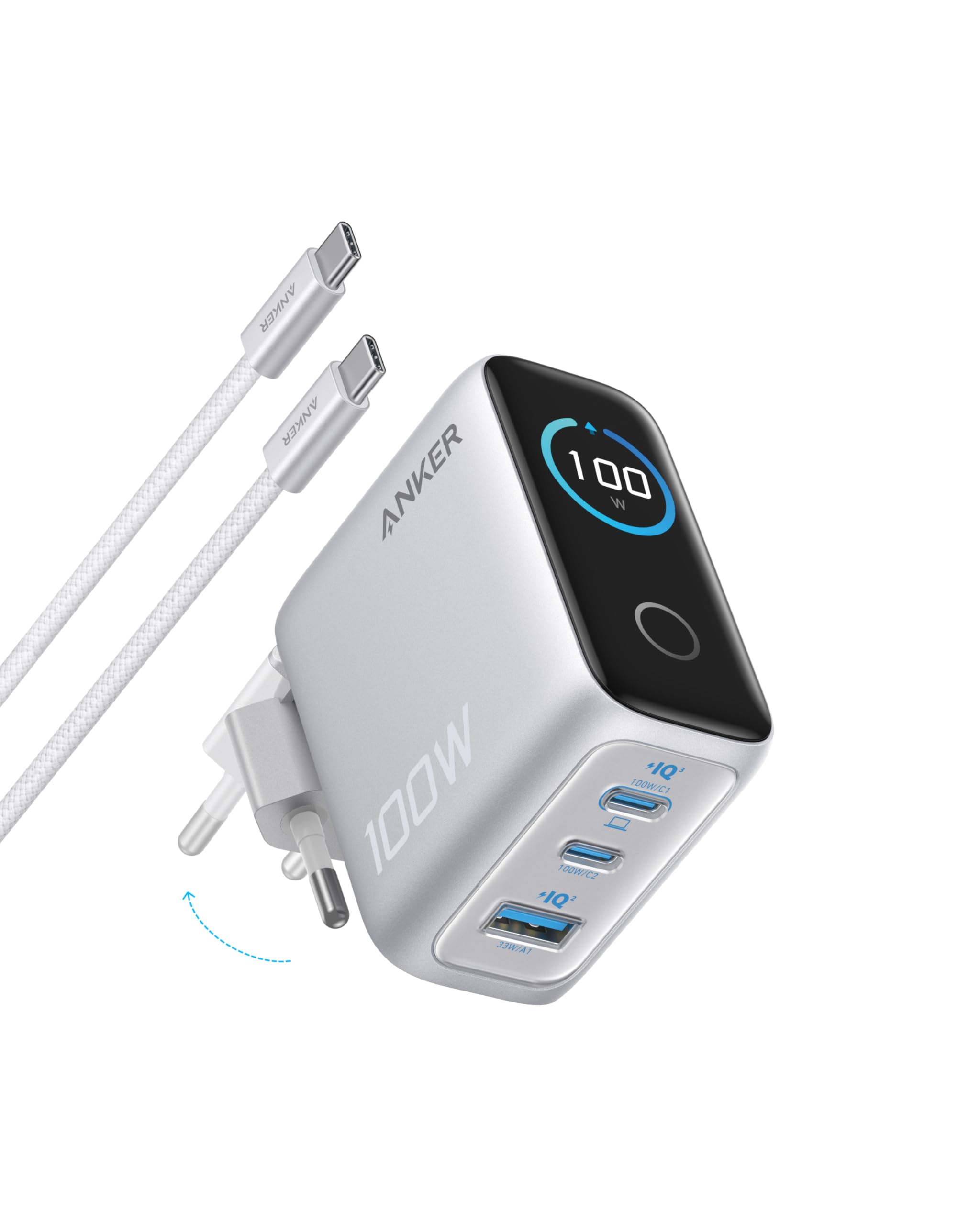 anker-chargers-usb-c-ladeger-t-100w-dunkelgrau-display image 8