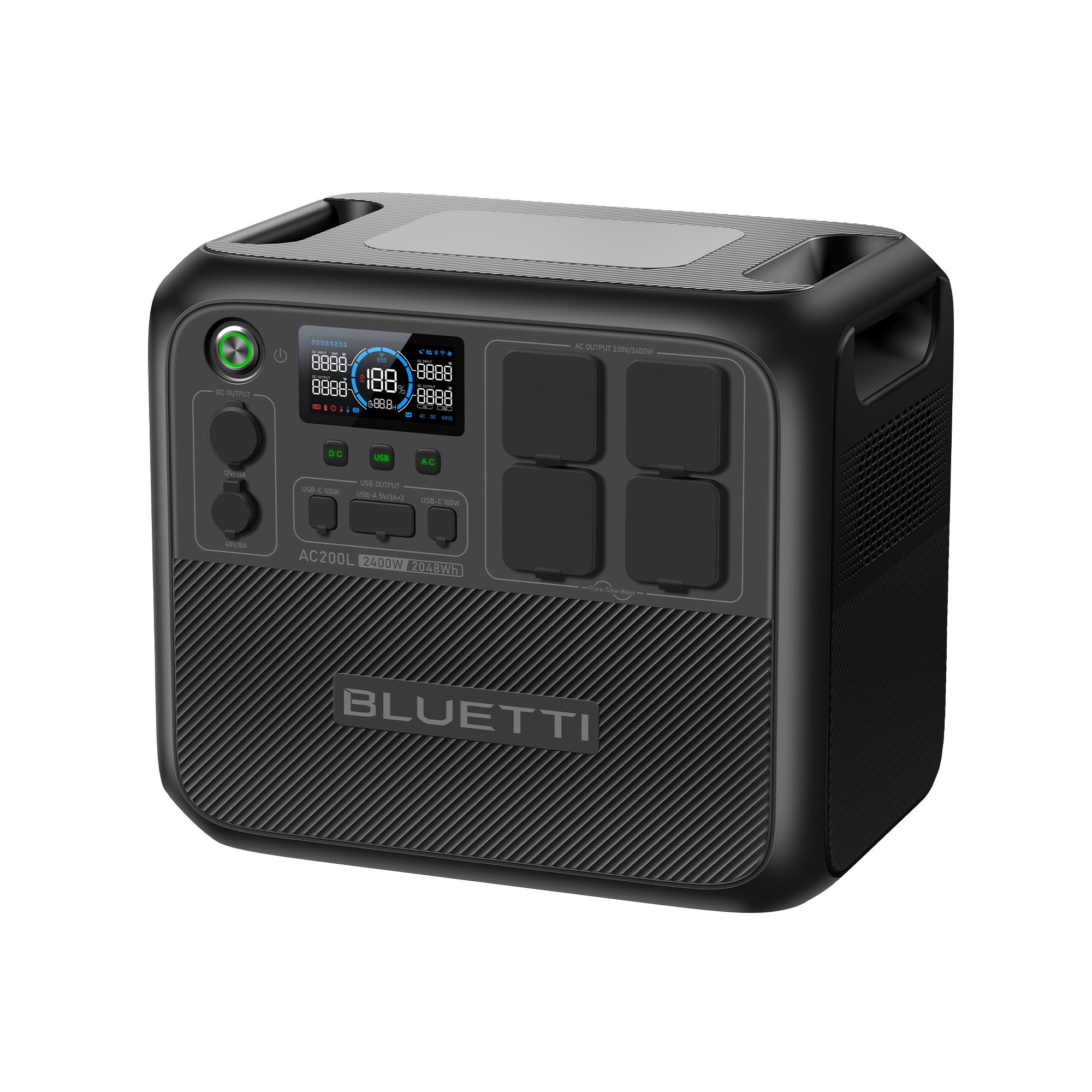 bluetti-ac200l-2400w-2048wh-powerstation-tragbare-notstrom image 8