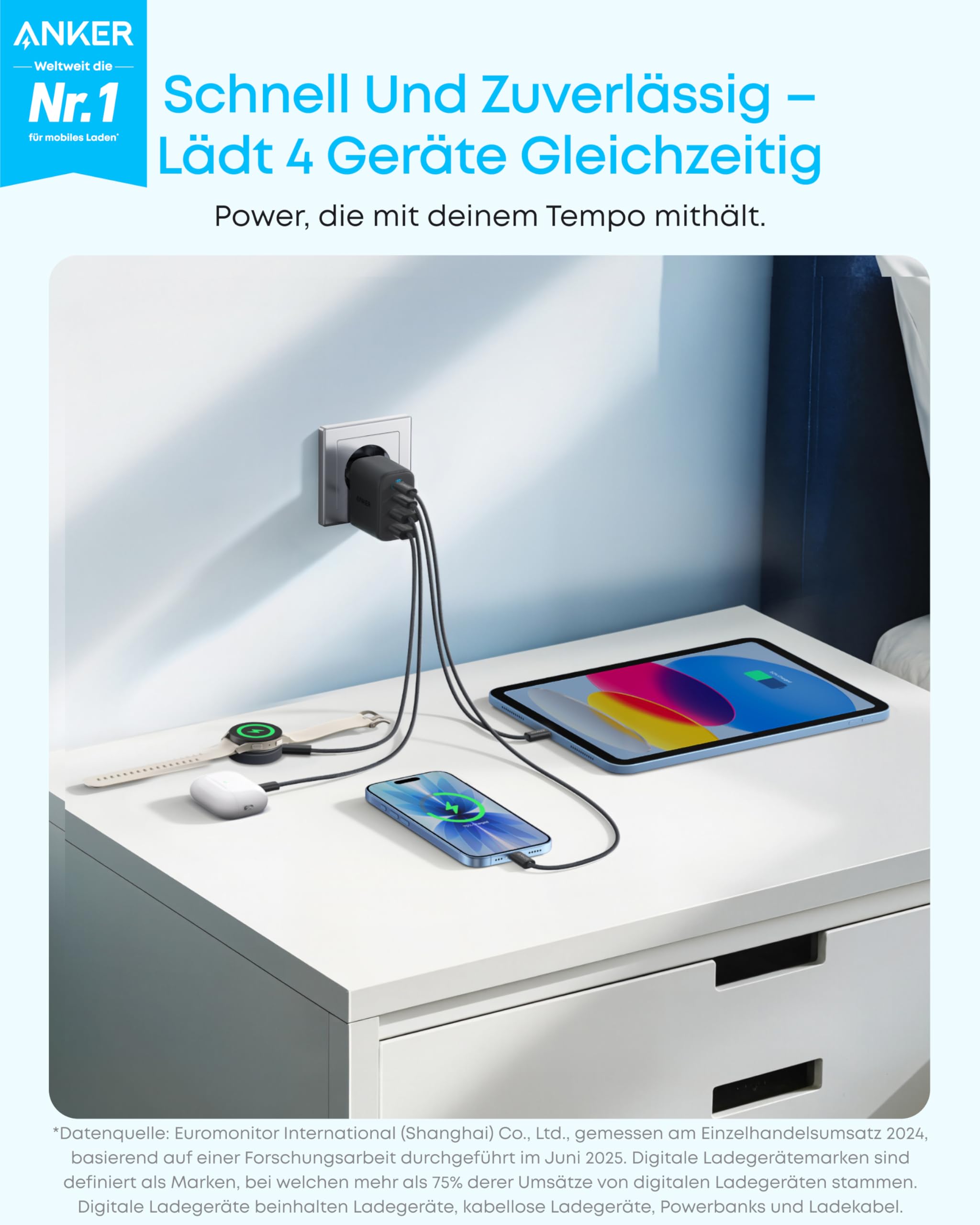 anker-zolo-50w-usb-c-netzteil-4-port-schwarz image 2