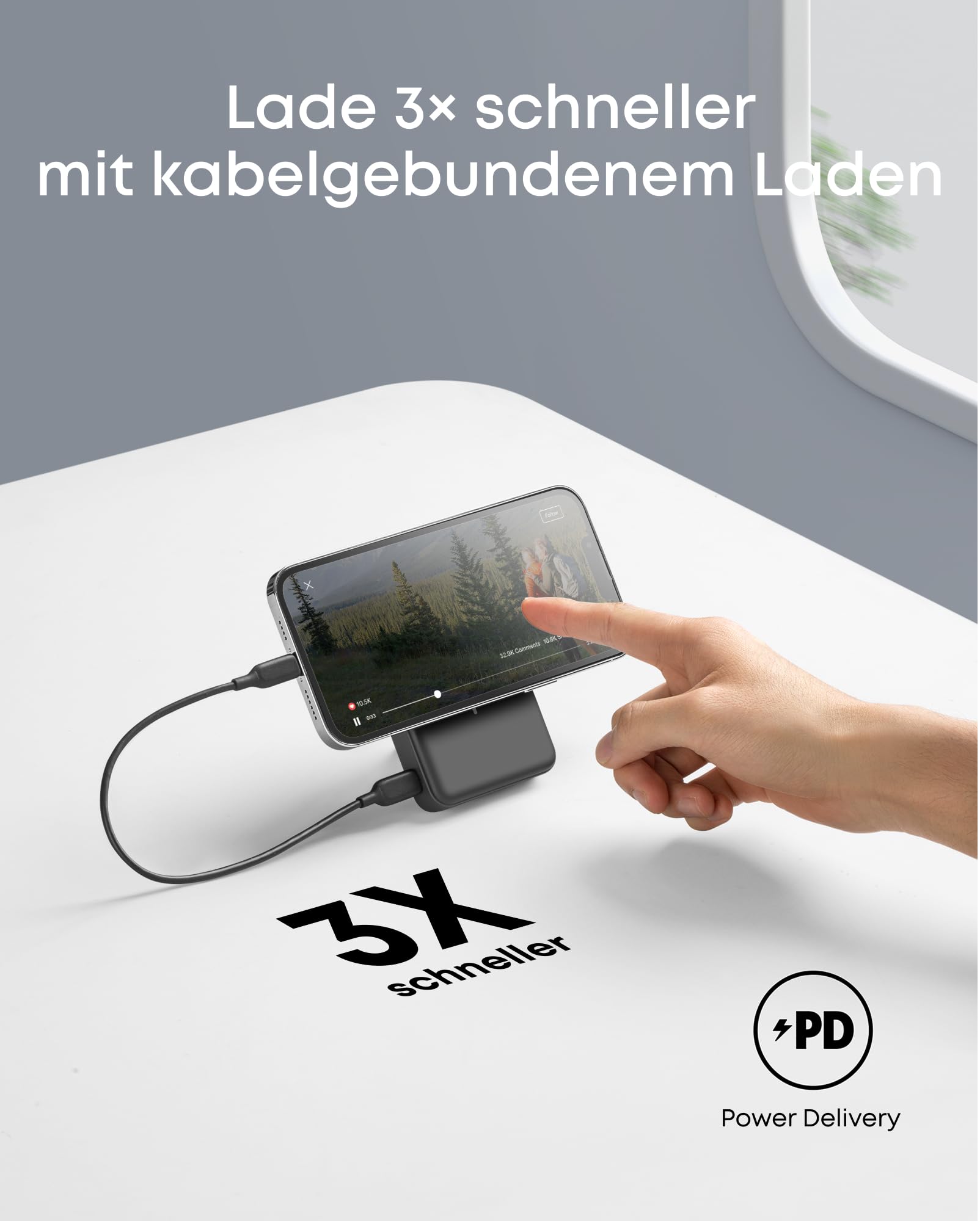 anker-633-powerbank-10000mah-magnetisch-schwarz-iphone-kabellos image 6