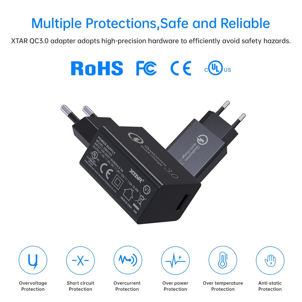 xtar-18w-quick-charge-3-0-usb-ladeger-t-adapter-in-schwarz image 6