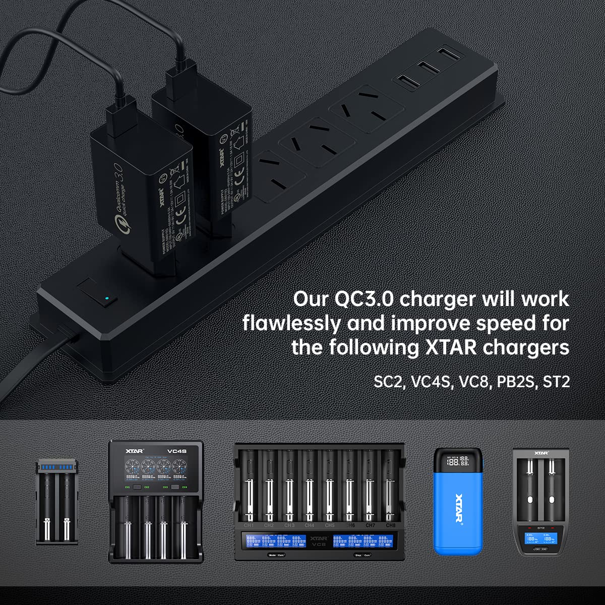 xtar-18w-quick-charge-3-0-usb-ladeger-t-adapter-in-schwarz image 4