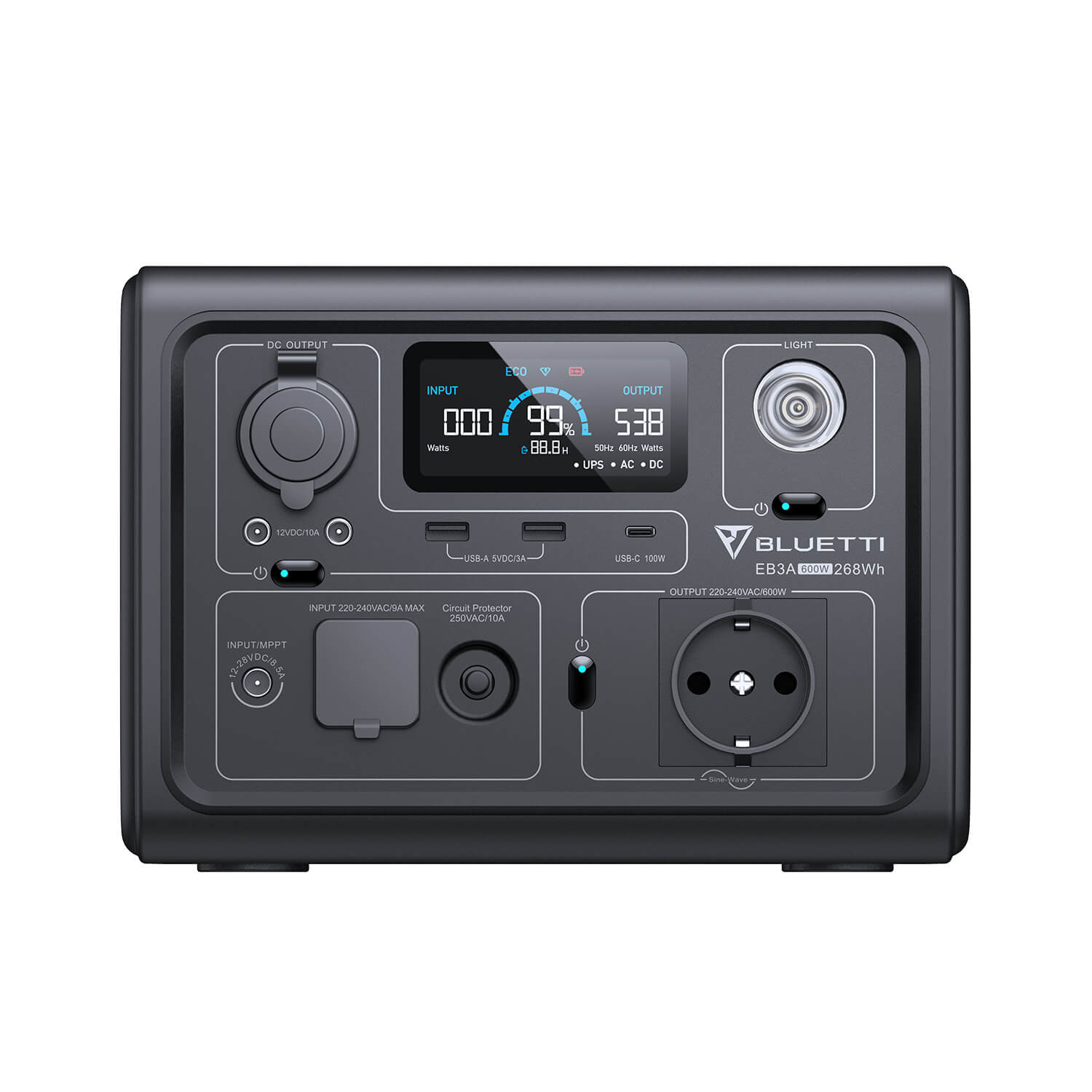 bluetti-eb3a-powerstation-sp120l-solarpanel-120w-set image 2