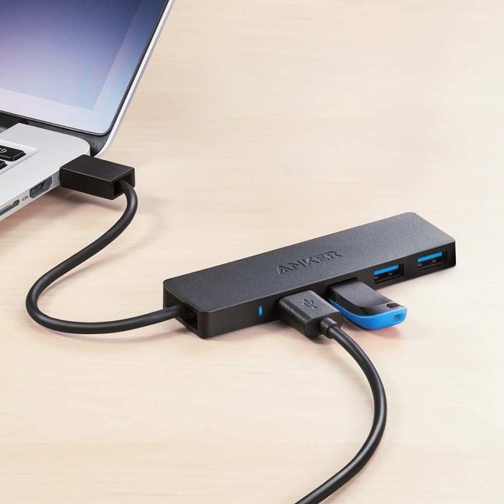 anker-4-port-usb-3-0-ultra-flacher-datenhub-20cm-kabel-schwarz image 7