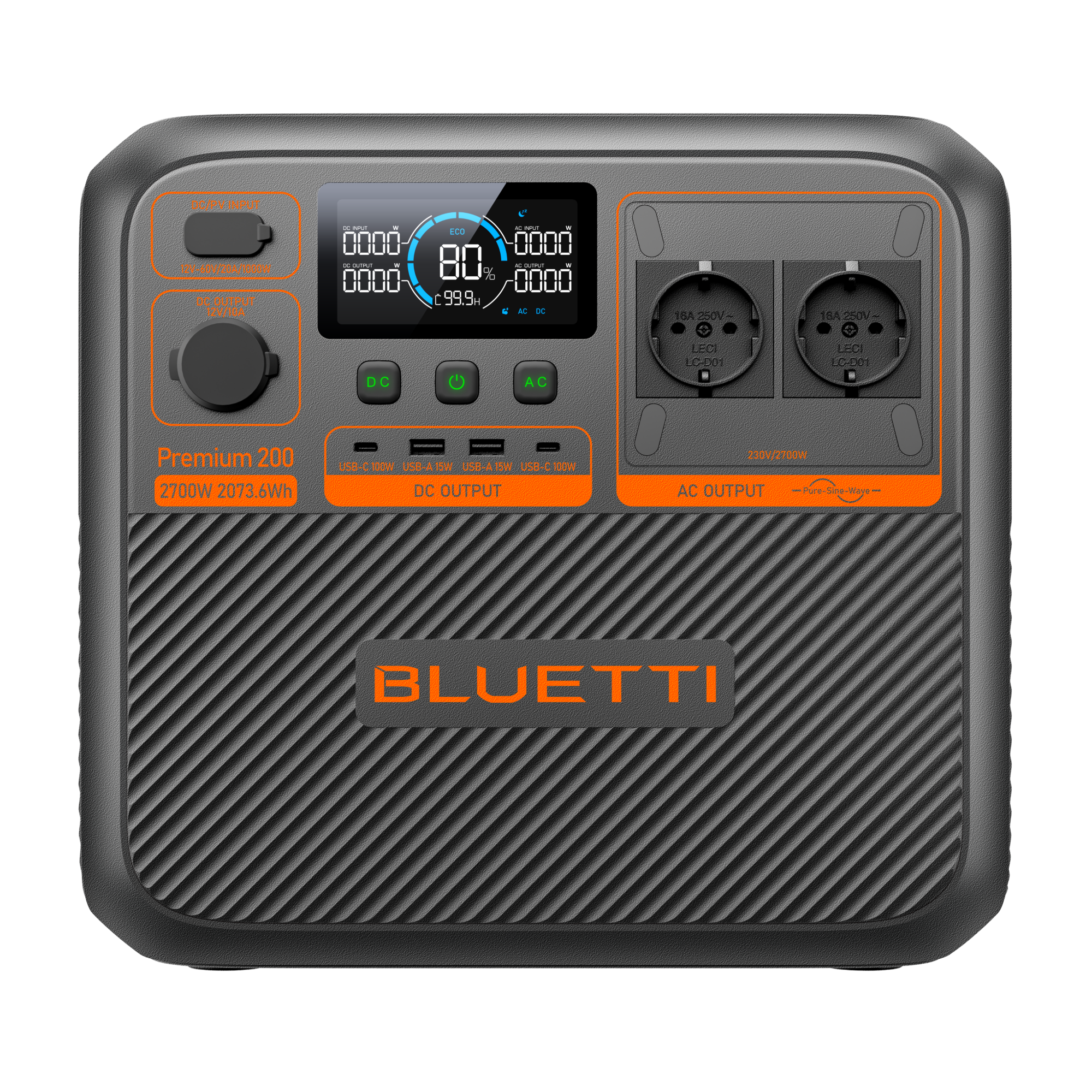 bluetti-premium-200-v2-powerstation-2700w-2073wh-mit-usv image 1