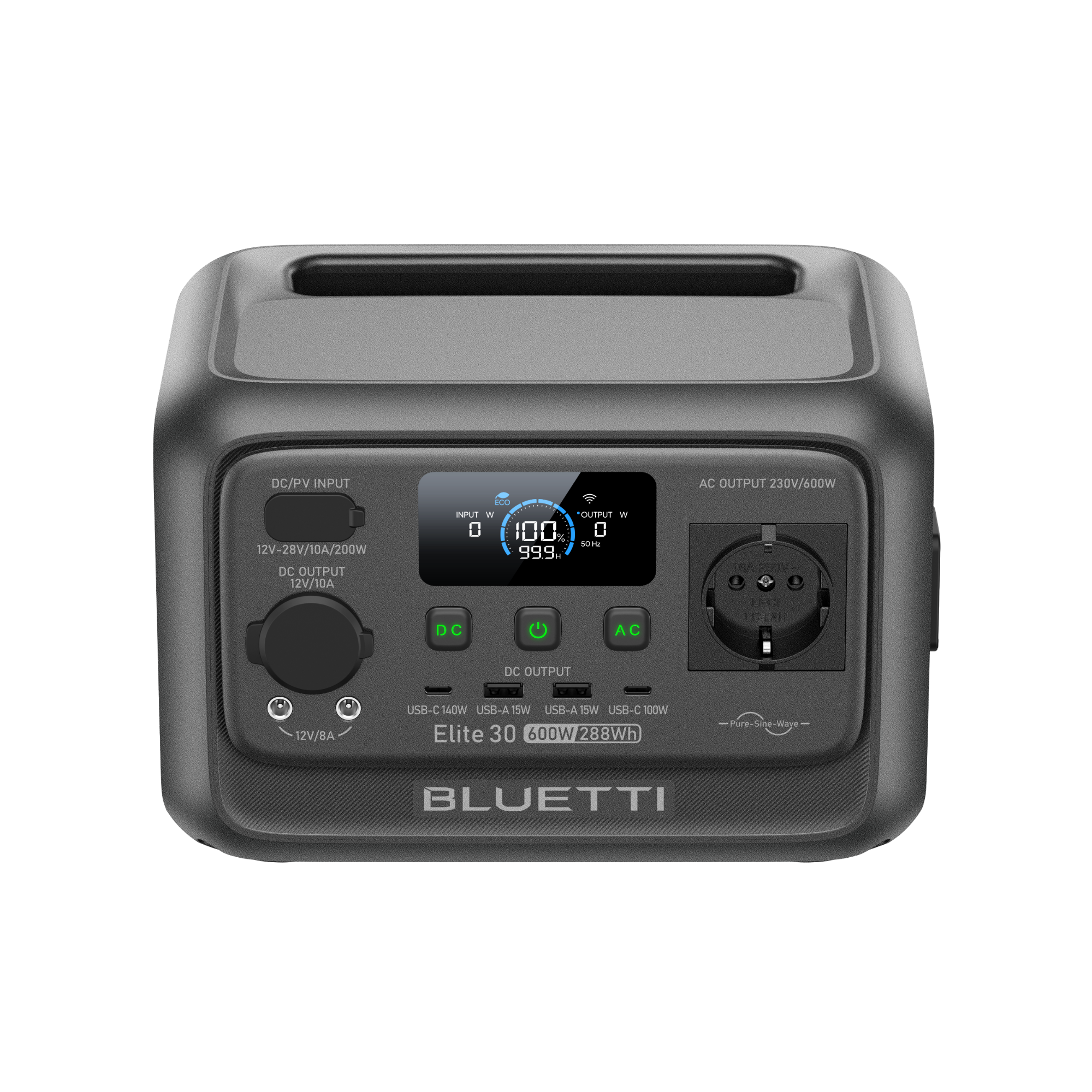 bluetti-elite-30-v2-powerstation-600w-288wh-60w-solar image 8