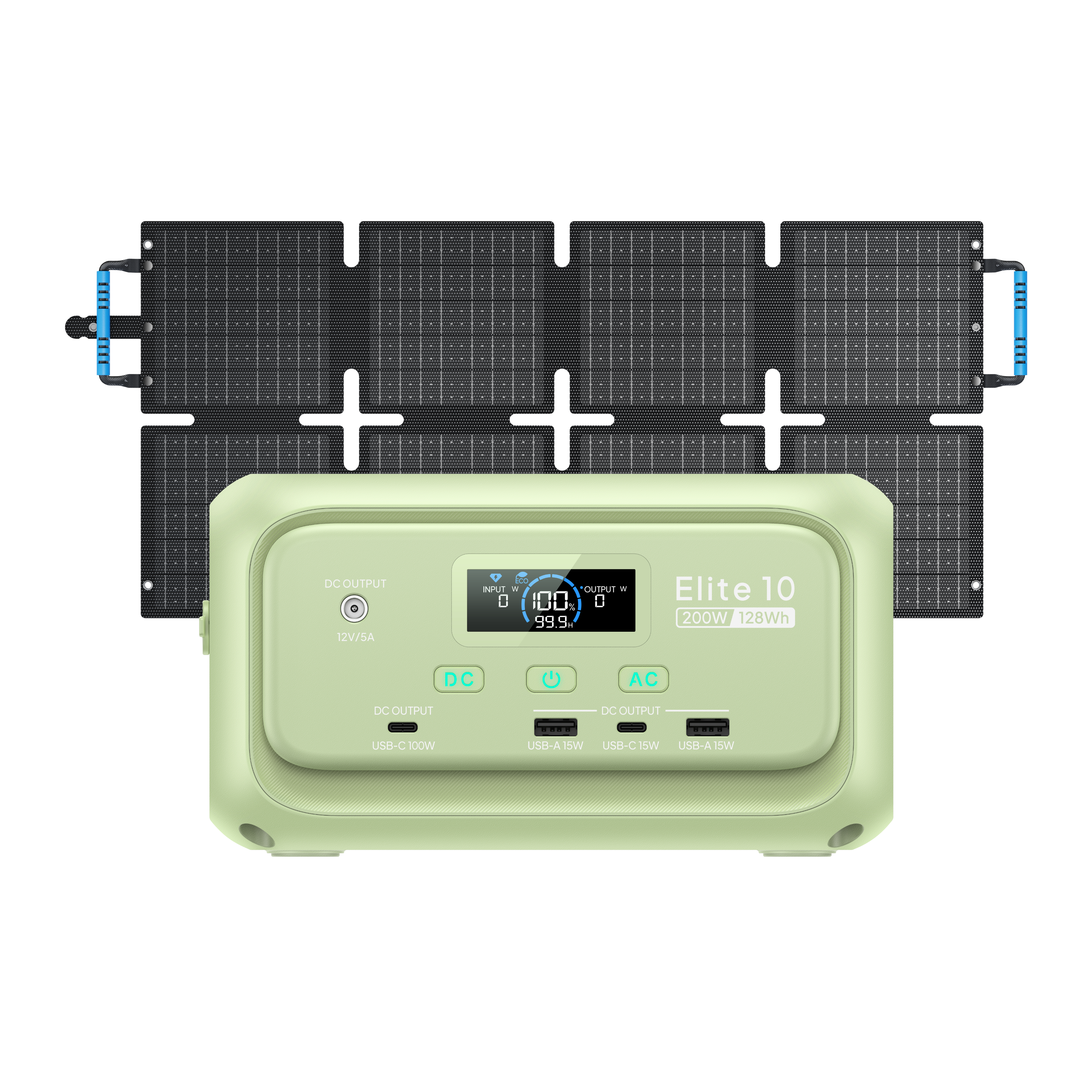 bluetti-elite-10-mini-powerstation-200w-128wh-gr-n image 2