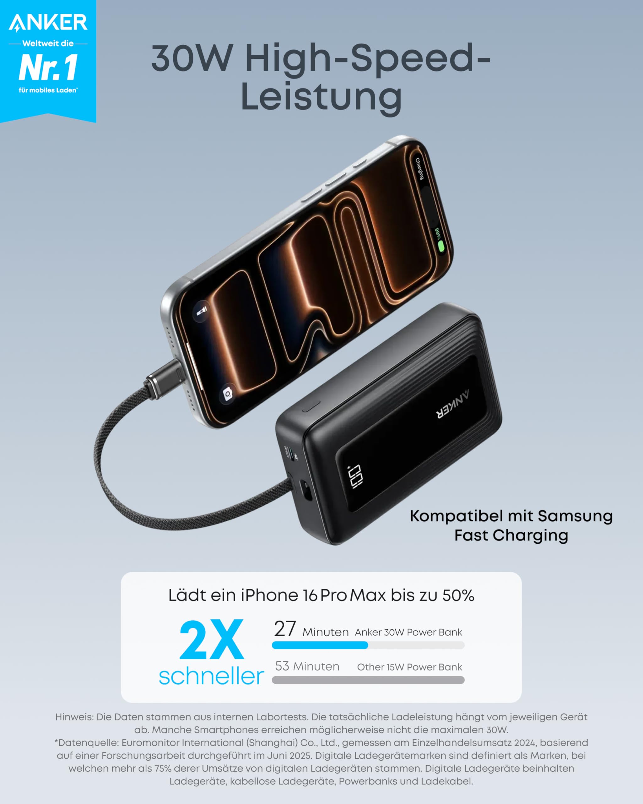anker-zolo-a1688-powerbank-10000mah-30w-schwarz-mit-kabel image 2