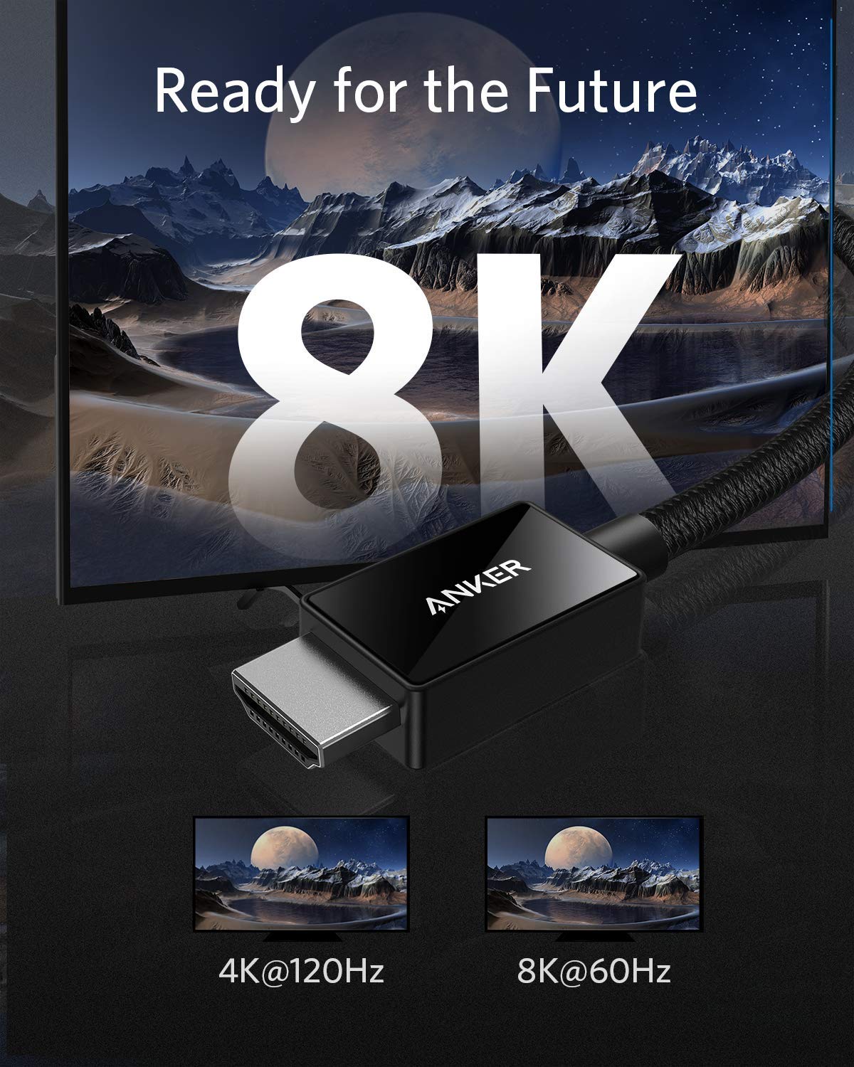 anker-hdmi-kabel-8k-60hz-ultra-hd-2m-nylon-48gbps image 3