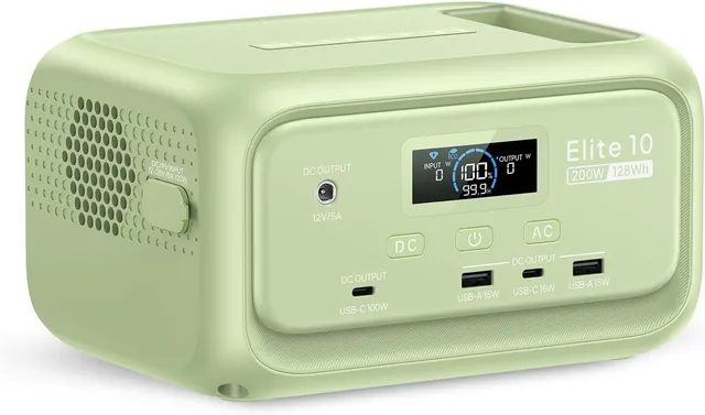 bluetti-elite-10-mini-powerstation-128wh-gr-n-200w image 1