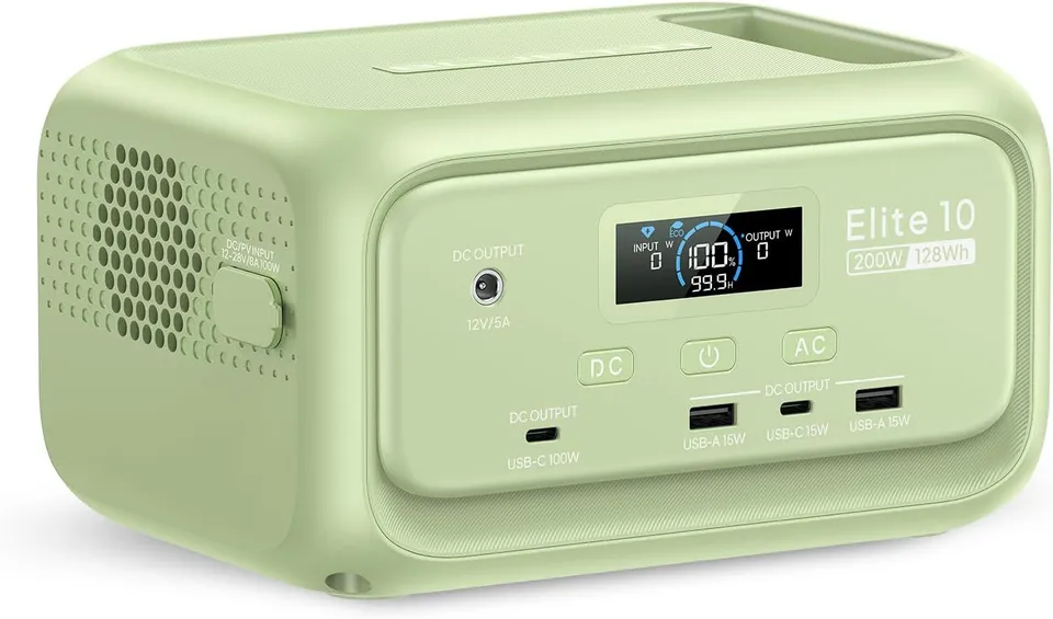 bluetti-elite-10-mini-powerstation-128wh-gr-n-200w image 1